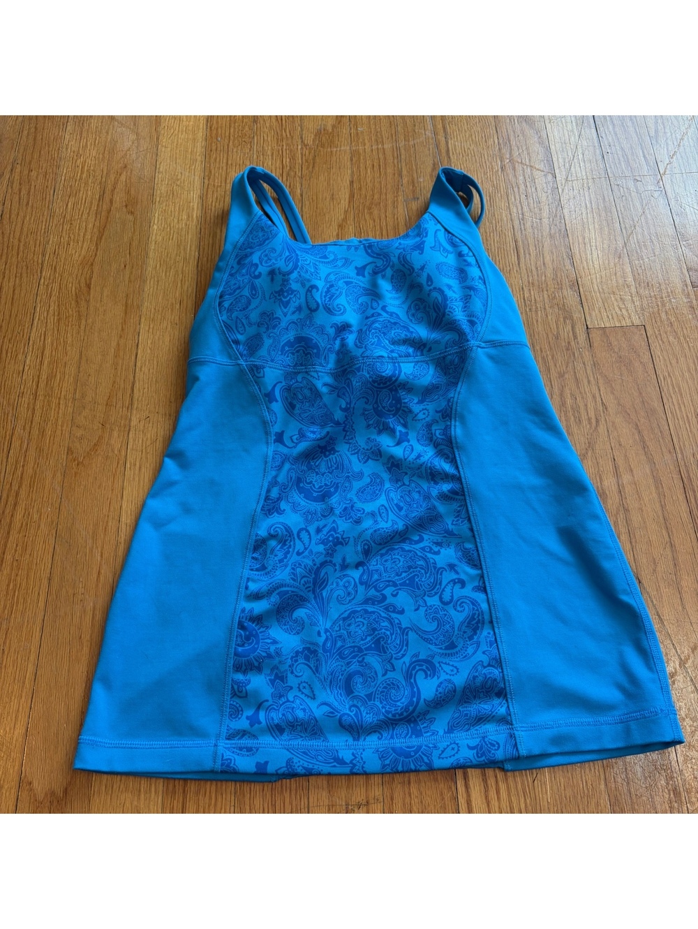 Vintage Y2K lulu lemon paisley workout tank top